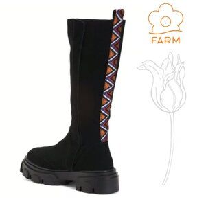 FARM Rio Knee High Lug Sole Boot